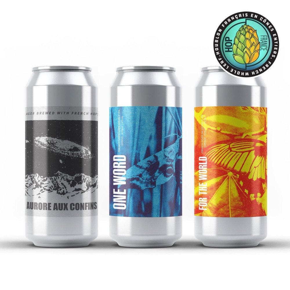 Bundle L'Essence du Houblon: latas de One Word, For The World e Aurore aux Confins